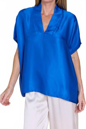 Vix Inez Top In Cerulean