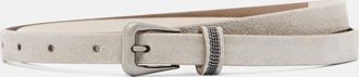 Brunello Cucinelli Monili suede belt
