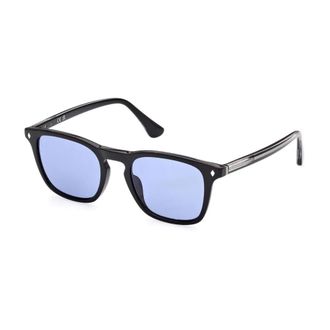 Web Eyewear Black Frame Blue Lens Sunglasses
