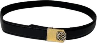 Loewe Pre-owned Belts, female, Black, Size: ONE SIZE Pre-owned Leather Belt