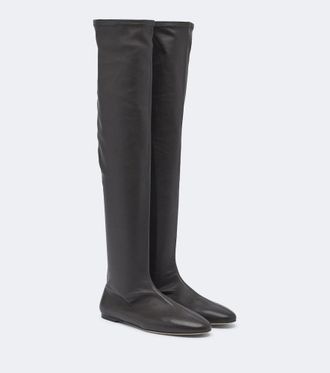 Toteme Botas mosqueteras de piel