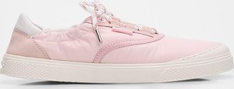 Moncler Vera Leisure Suede Low-Top Sneakers