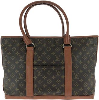Louis Vuitton Brown Monogram Canvas Sac Weekend (Authentic Pre-Loved)