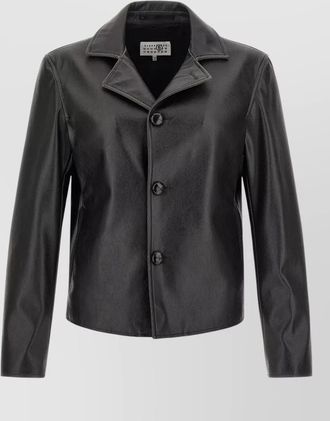 Maison Margiela leather-effect western jacket