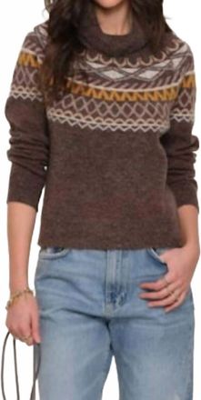 Heartloom Mason Cozy Knit Sweater In Mocha