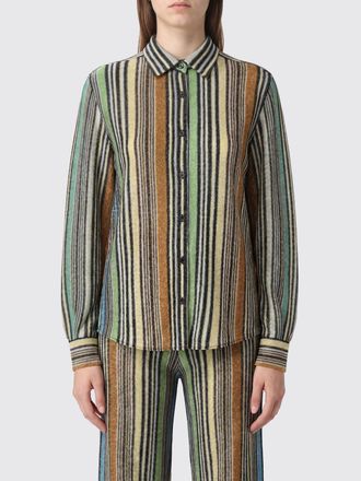 Missoni Camicia a maniche lunghe in viscosa e lurex a righe multicolor