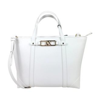 A|X Armani Exchange Tote Bags, female, White, Size: ONE SIZE Polly Tote