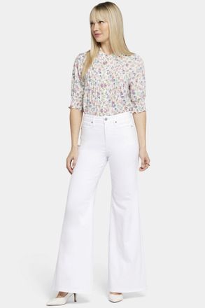 NYDJ Mia Palazzo Jeans In Petite Met Hoge Taille