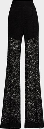 A.L.C. Gemma Straight-Leg Lace Pants