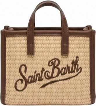 MC2 Saint Barth Vivian Micro Straw Beige Bag