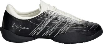 Yohji Yamamoto Regu Borduur Sneakers - Heren - Sneakers - Zwart - 44 2/3 EU - Leer - Schoenen