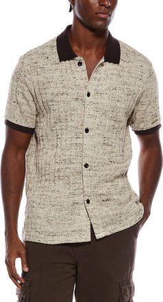 Karl Lagerfeld Karl Lagerfeld Flat Rib Knit Shirt