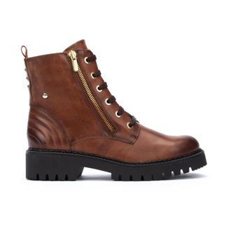 Pikolinos Aviles Enkelboot - Dames - Veterlaarzen - Bruin - 36 EU - Leer - Schoenen