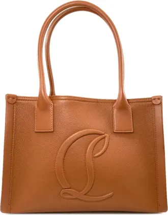 Christian Louboutin Brown Leather Tote Bag (Pre-Owned)