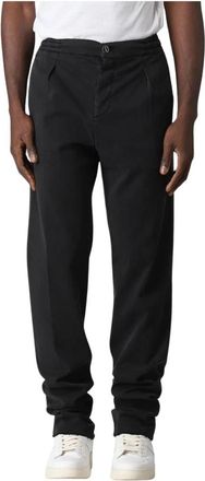 Kiton Heren, Broeken, Zwart, Maat: W35