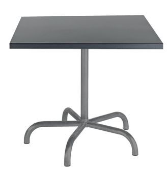 Schubiger M&ouml;bel Metalltisch S&auml;ntis Quadratisch
