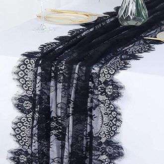 OEM Dos Caminos De Mesa De Encaje Blanco, 75 X 300 Cm, Bordados Al Estilo Bohemio, Caminos De Mesa Vintage De Estilo R&uacute;stico