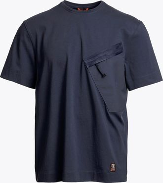 Parajumpers Mens Parajumpers Baildon Mens T-Shirt - Ink Blue 571 - Navy - Size: 42