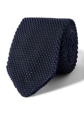 Mr P. 7cm Knitted Silk Tie