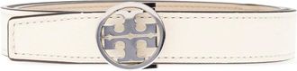 Tory Burch Miller Reversible Belt - Dames - Riemen - Beige - L - Leer - Accessoires