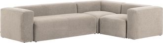 K Home Design-Ecksofa Klocks 320 x 230 cm - Beige