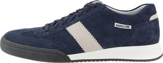 Mephisto Elyo Sneaker - Heren - Schoenen - Blauw - Maat: 41 EU Leer