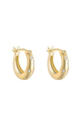BEN ONI Nova CZ Star Huggie Hoops in Gold at Nordstrom