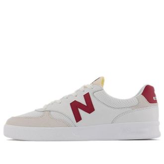 New Balance Unisex 300 Series V3 Sneakers White/Red CT300WR3