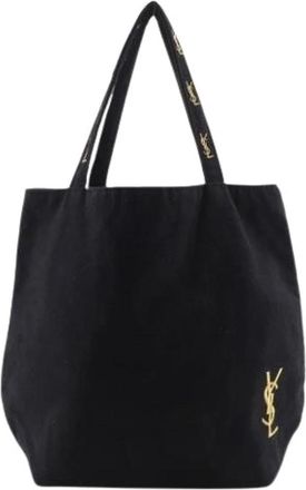 Saint Laurent Pre-owned Tote Bags, female, Black, Size: ONE SIZE Pre-owned Vintage Tote Bag