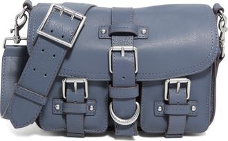 Aimée Saddle Up Leather Crossbody Bag in Soft Ink at Nordstrom