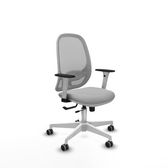 Piqueras y Crespo Silla De Oficina Piqueras Y Crespo Cilanco Blanca Malla Ergon&oacute;mica