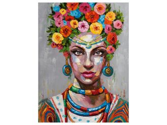 Schubiger M&ouml;bel Bild H&uuml;bsche Frau mit Blumen