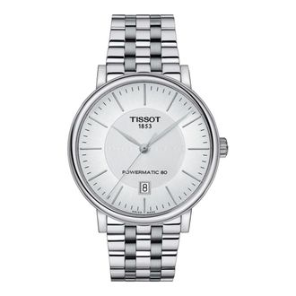 Tissot Tissot, Accessoires, Heren, Grijs, ONE Size, Carson Premium Powermatic 80