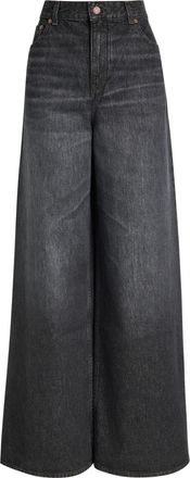 Chlo&eacute; Wide-leg Jeans - Black - 27 (W27 / UK8-10 / S)