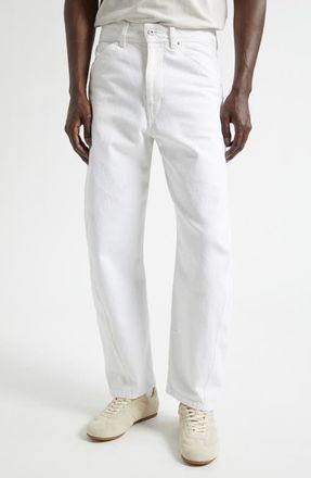 Christophe Lemaire Twisted Seam Workwear Jeans in Milk at Nordstrom, Size 36 Us