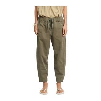 Denimist Straight Trousers, female, Green, Size: XS Pull-On Work Pant