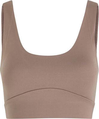 Varley Freesoft Essi Stretch-jersey bra top - Taupe - S (UK8-10 / S)