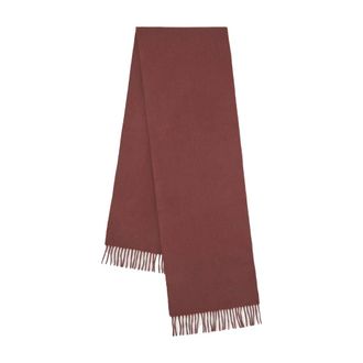 Mulberry Kleine effen sjaal - Dames - Accessoires - Bruin - Maat: ONE Size Wol