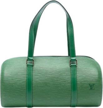 Louis Vuitton Pre-owned Handbags, female, Green, Size: ONE SIZE Pre-owned Leather Handbag