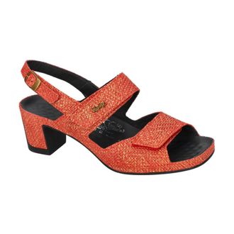 Vital Schoenen, Dames, Rood, 40 EU, Joy Slingback Sandalen