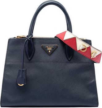 Prada Pre-owned Prada City Calf Trimmed Saffiano Greche Paradigme Bag Ladies BN2BZ3D8L2KSCU8B