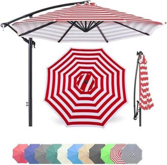 No Brand Funda De Repuesto Para Sombrilla De Mercado De 3,0 M, Toldo De Tela Impermeable Para Sombrilla De Patio, Tela Protectora Superior Resistente A La Deco