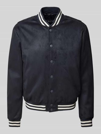 Joop JOOP! Jeans Blouson mit Stehkragen Modell Rico in Marine, Gr&ouml;&szlig;e 52