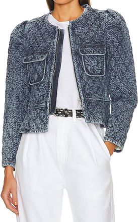Isabel Marant Deliona Jacket In Light Blue