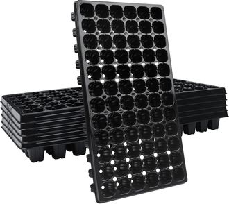OEM Plateau Semis - 72 Alv&eacute;oles - 54 X 28 X 5 5 Cm - Pour Germination Microgreens Hydroponique Serre - Lot De 6