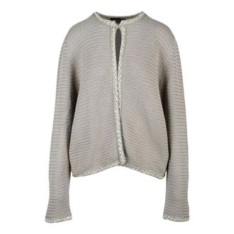 Fabiana Filippi C&aacute;rdigan en Tricoat - Knitwear - Mujer - Beige - L