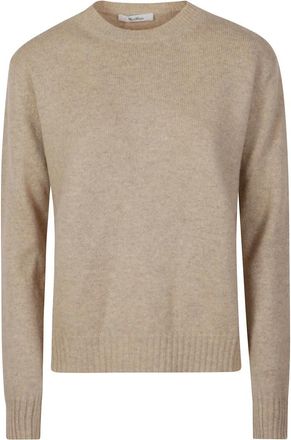 Max Mara Truien & Vesten, Dames, Beige, L, Kasjmier, Cinema Sweater
