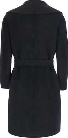 Max Mara Womens Coat Messi Black Wool