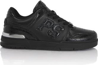 Plein Sport Low-Top Sneakers Ps Cocco Unisex in Black/black at Nordstrom, Size 35