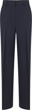 Max Mara Visivo Trousers - female - Weekend Max Mara - Wide Trousers - Blue - M - Trousers